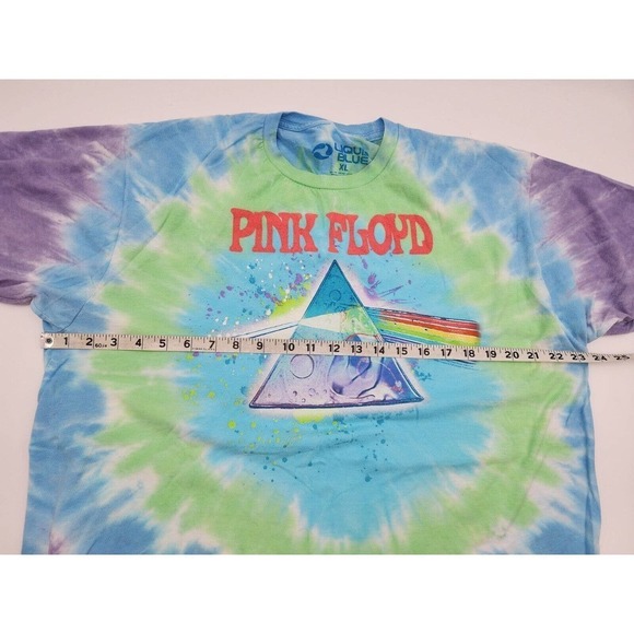 Pink Floyd Dark Side Oil Paint Tie-Dye T-Shirt 2017 Size XL - Picture 7 of 9
